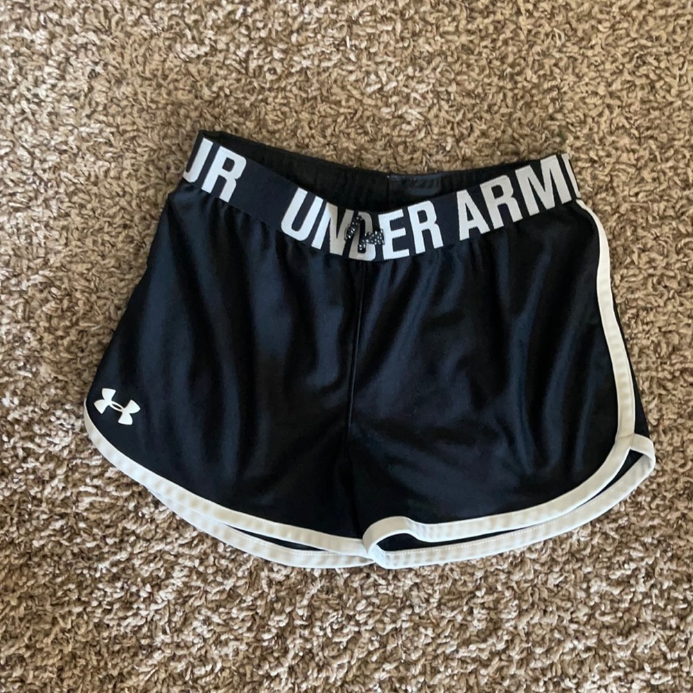 COPY - Girls under armor youth large running shor…